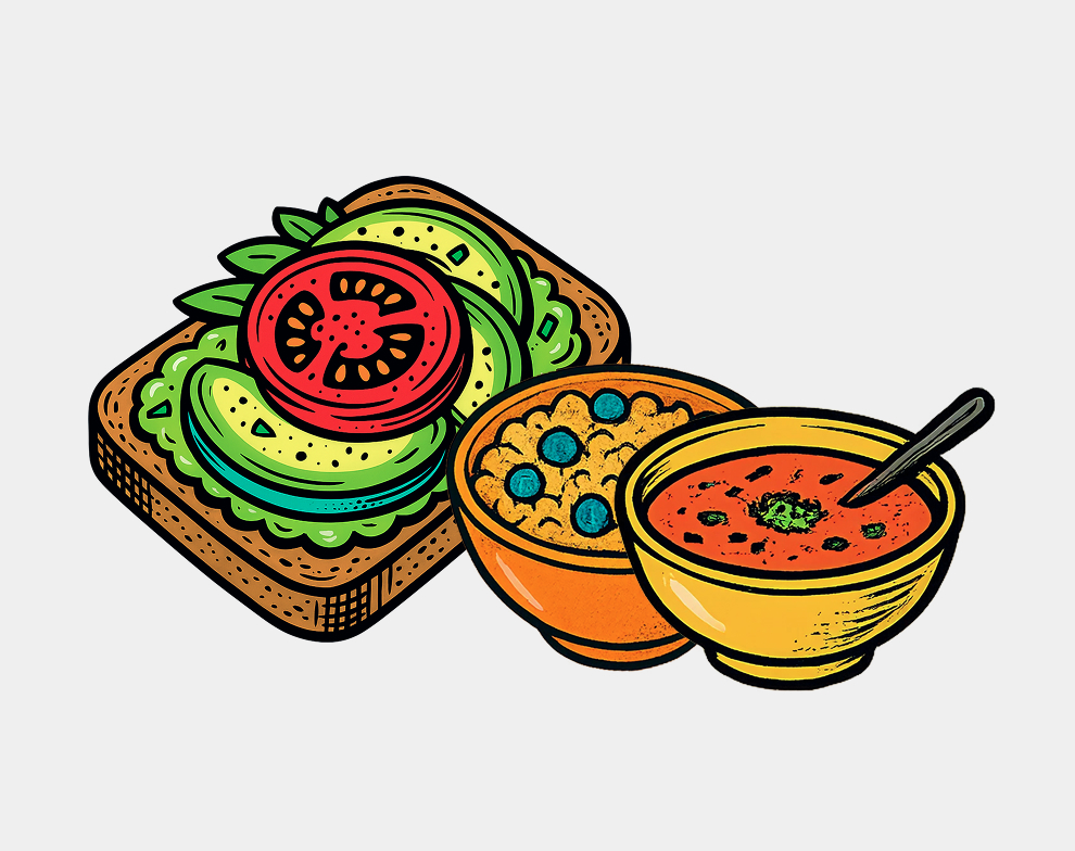 Simple, story- linked recipes